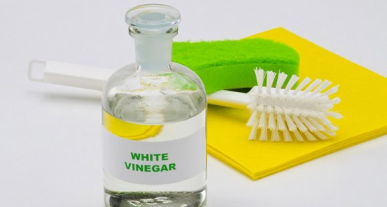 How can you use Vinegar to clean your bathroom?
